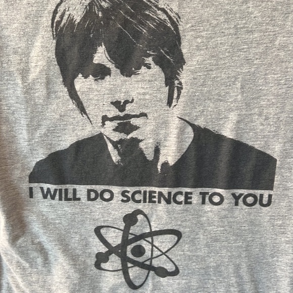 Brian Cox I Will Do Science To You Tee sz M Fits Like a Small - Picture 2 of 3